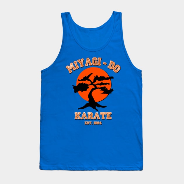 Miyagi Do Karate Kid Bonsai Tree Tank Top by Scar